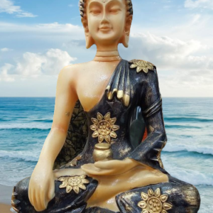 BLACK BUDDHA STATUE