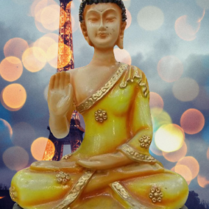 YELLOW BUDDHA STATUE