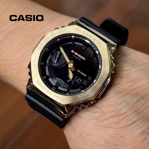 G-Shock GM2100 with Gold Body (1)-min GM2100 Gold Body Watch – Bold & Durable Timepiece - Image 3