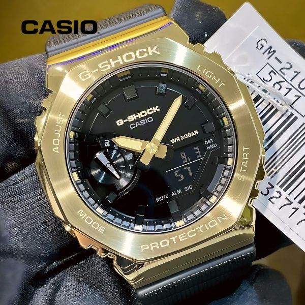 G-Shock GM2100 with Gold Body (4)-min GM2100 Gold Body Watch – Bold & Durable Timepiece