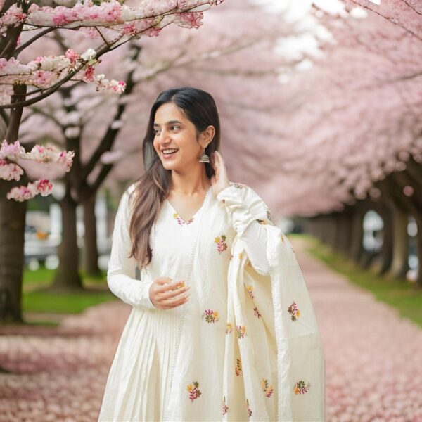 Pure Cotton White Suit - Image 3