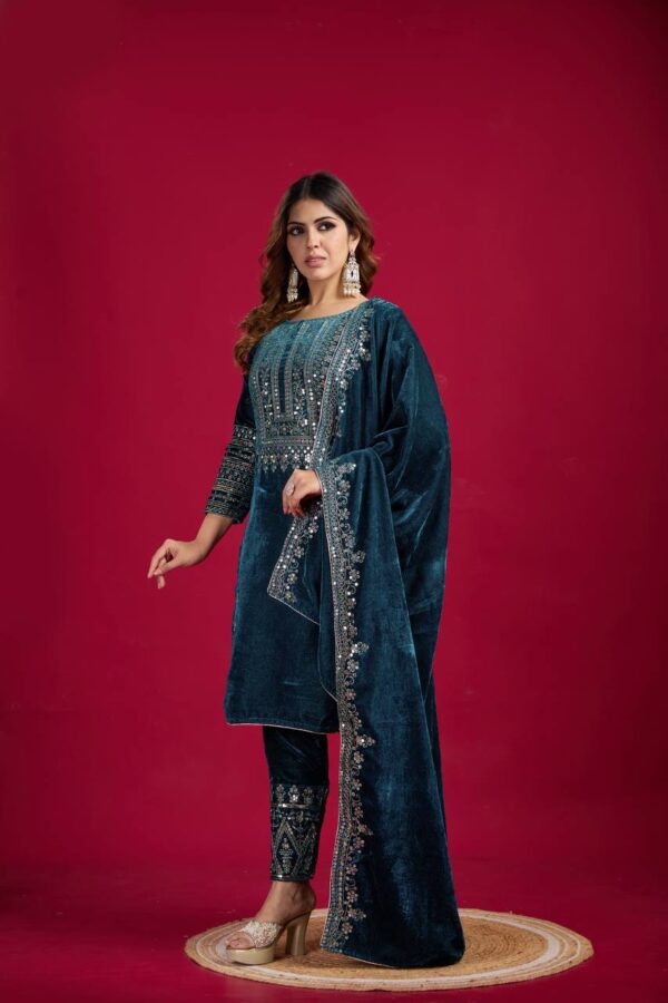 Dupatta and Fully Stitched Bottom - Image 2