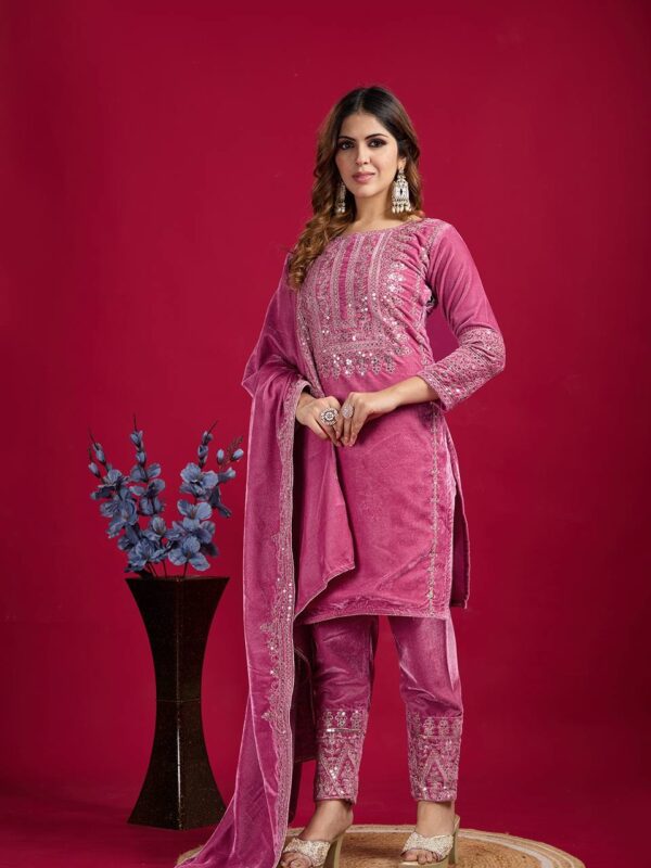 Dupatta and Fully Stitched Bottom - Image 2