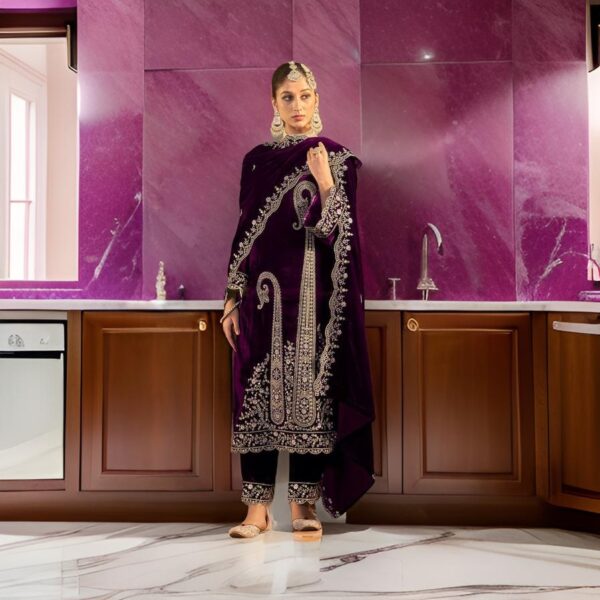 Dupatta and Fully Stitched Bottom - Image 7