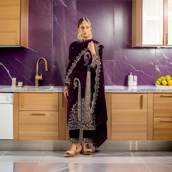 Dupatta and Fully Stitched Bottom - Image 6