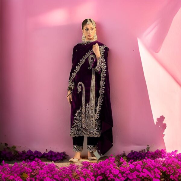 Dupatta and Fully Stitched Bottom - Image 2