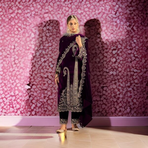 Dupatta and Fully Stitched Bottom - Image 3