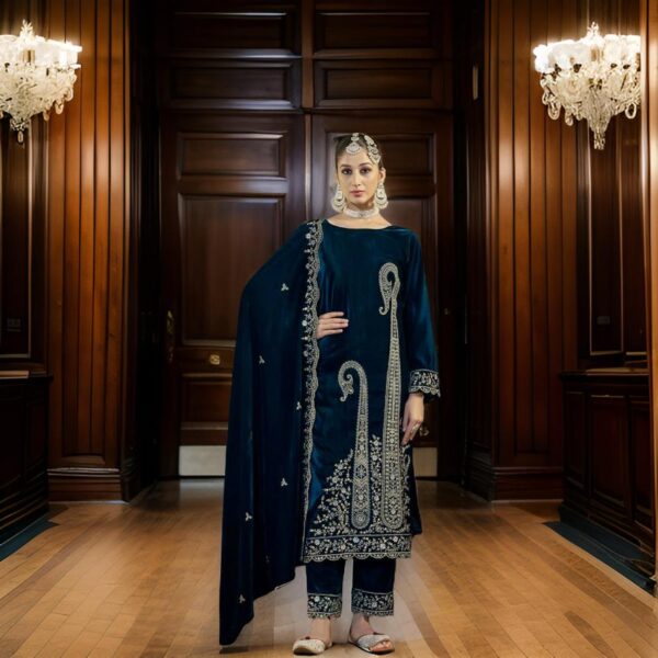 Dupatta and Fully Stitched Bottom - Image 5