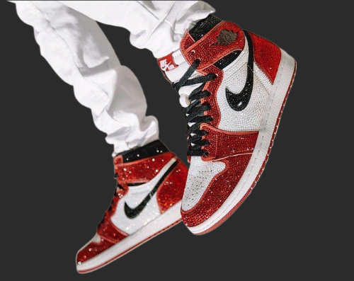 Nike air jordan 1 high chicago diamond