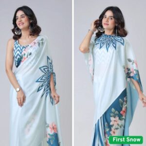 Elegant crepe silk kaftan style printed saree (4) min
