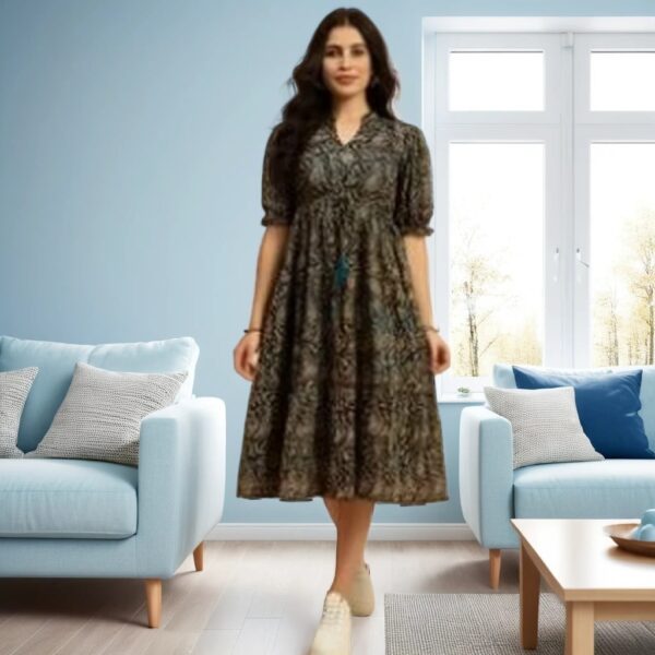 Women’s Cotton +Rayon Blend Regular Fit Gown
