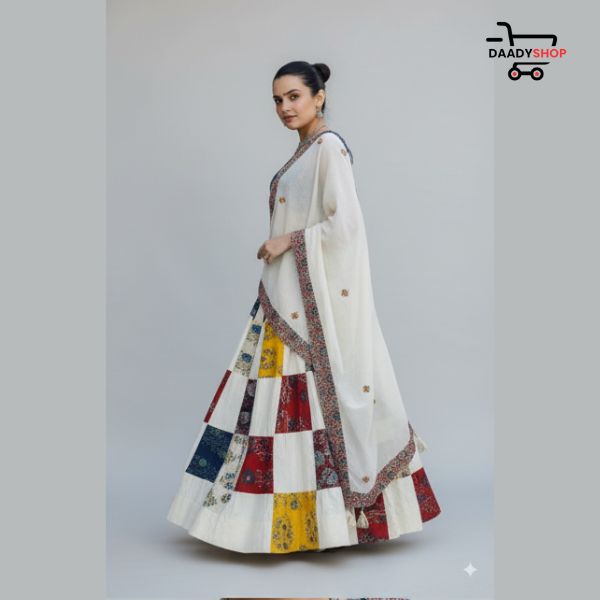 Patola Print Lehenga Choli with Dupatta (6)-min Patola print lehenga choli with dupatta (6) min